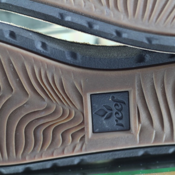 Reef Green Leather Sandals - Picture 6 of 15